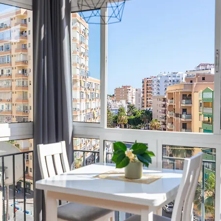 Vis6 - Nuevo, Reformado, Centro De Torremolinos, Playa A 850 Metros, Wifi, Vistas A La Ciudad